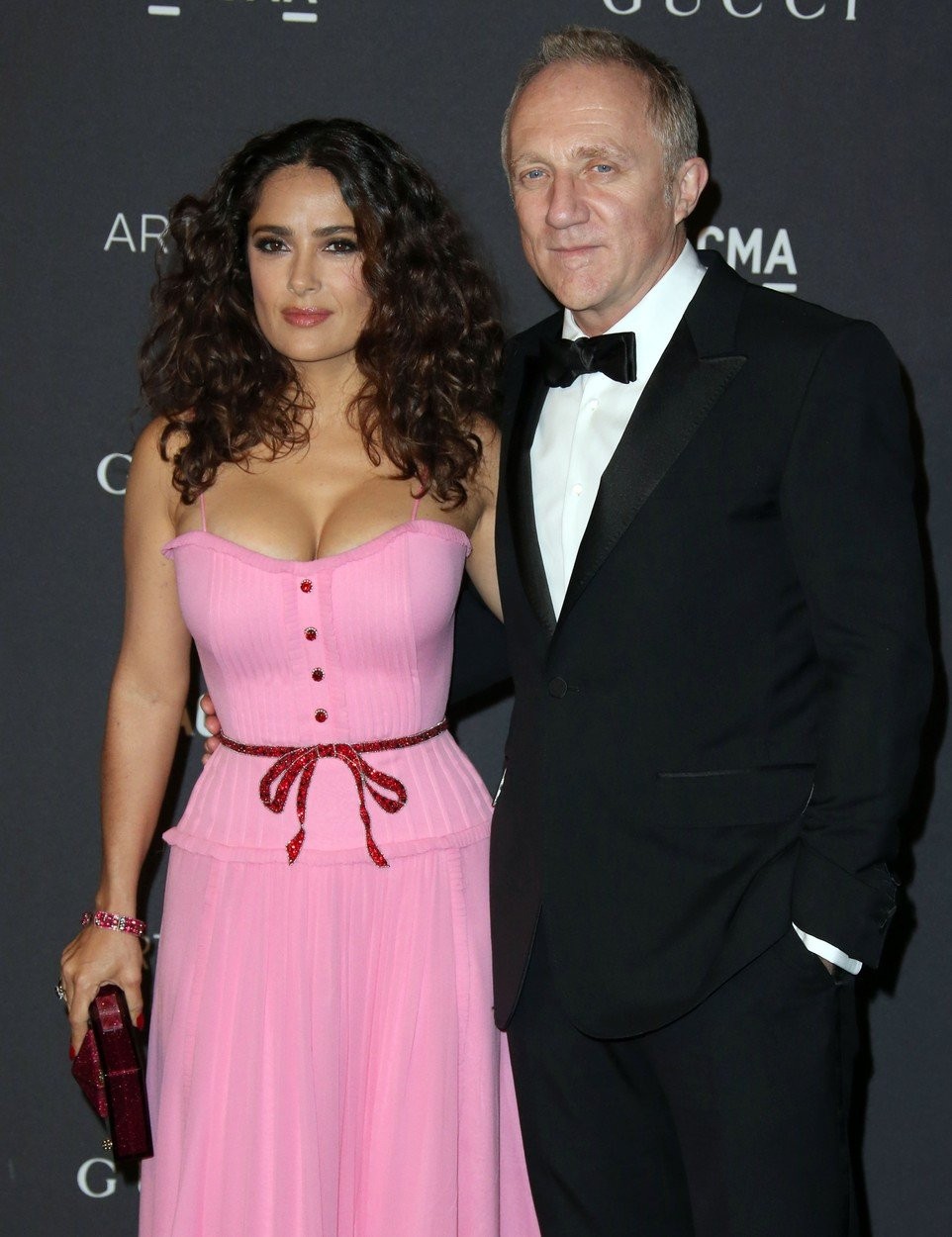 Salma Hayek s manželom 